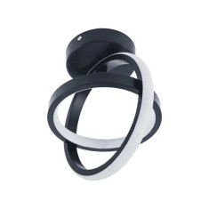 Lustra LED VERTEX GYRO, 42W, lumina Rece/Calda/Neutra, Negru foto