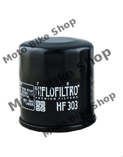 MBS Filtru ulei Hiflofiltro HF303, Cod OEM Honda 15410-MM5-003, Cod Produs: HF303