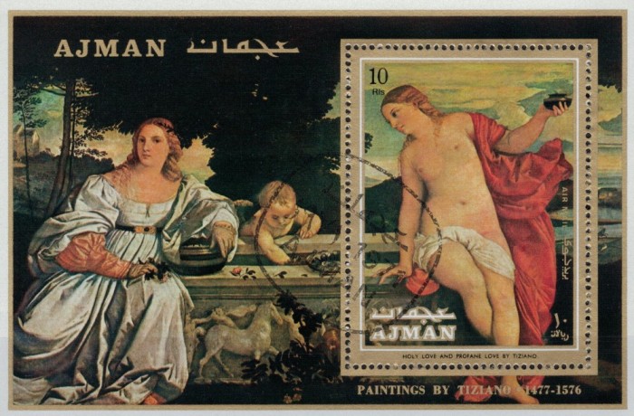 💦 AJMAN / MANAMA 1971-1972 -- Picturi 💦 (9 imagini)