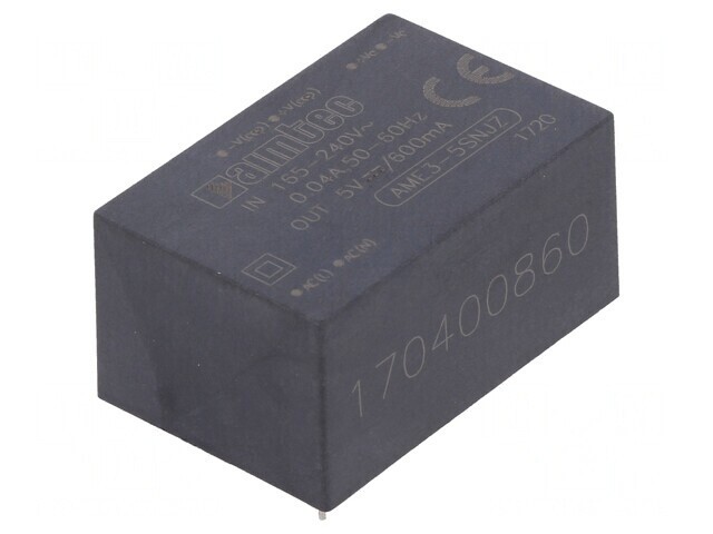 Convertor AC/DC 3W 5VDC AME3-5SNJZ