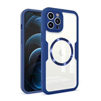 Husa 360&amp;Atilde;&amp;sbquo;&amp;Acirc;&amp;deg; iPhone 12 Pro Max Techsuit ColorVerse MagSafe, albastru foto