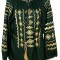 Bluza tip ie dama B24C, verde/auriu, marime 2XL