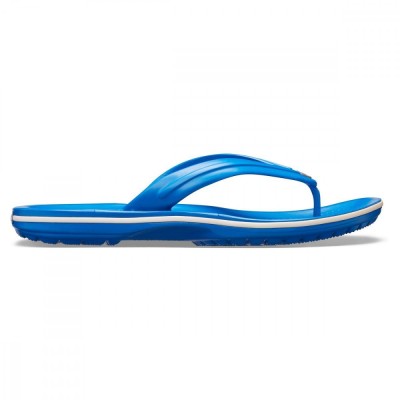 Slapi Crocs Crocband Flip Albastru - Bright Cobalt/White foto