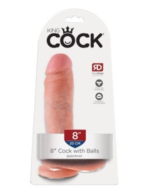 Vibrator Cocos cu bile de 8 inchi foto