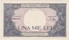 ROMANIA 1000 LEI Octombrie 1944 aUNC