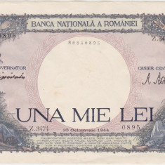 ROMANIA 1000 LEI Octombrie 1944 aUNC