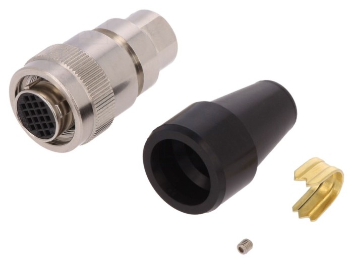 Conector circular mamă 20 pini, 2A