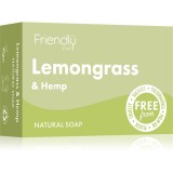 Friendly Soap Natural Soap Lemongrass &amp; Hemp săpun natural 95 g