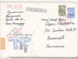 bnk ip URSS - intreg postal circulat spre Romania 1965
