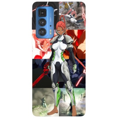 Husa compatibila cu Motorola Edge 20 Lite model Valkyrie Yuna Edens Zero, Silicon, TPU, Viceversa foto