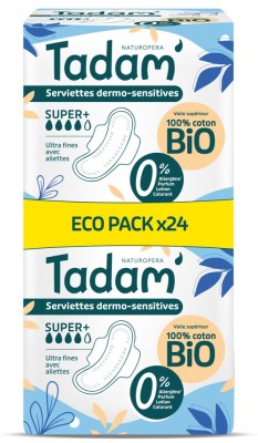 Absorbante BIO hipoalergenice Ultra Super+(2pachete) Tadam foto