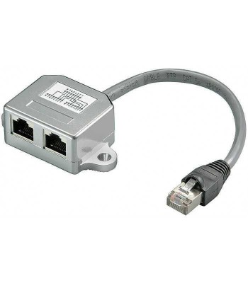 Distribuitor RJ45 la 2x RJ45 mama Goobay foto