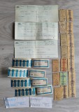 Lot Colecție Bilete Vechi CFR și Transport &ndash; Anii '90 (Pachet Complet