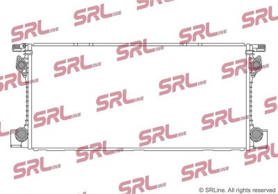 Radiator Porsche Panamera 16-, motor: 2.9 V6 T, 3.0 V6 T, 4.0 V8 T, 795x380x32, SRLine, Aluminiu/ Plastic brazat, 97A121253; 9A712125310 foto