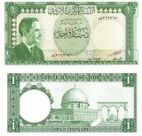 Iordania 1 Dinar 1959, P-14b, UNC Bancnota