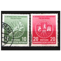 GERMANIA (DDR) 1956 – CICLISM. SERIE STAMPILATA, F143