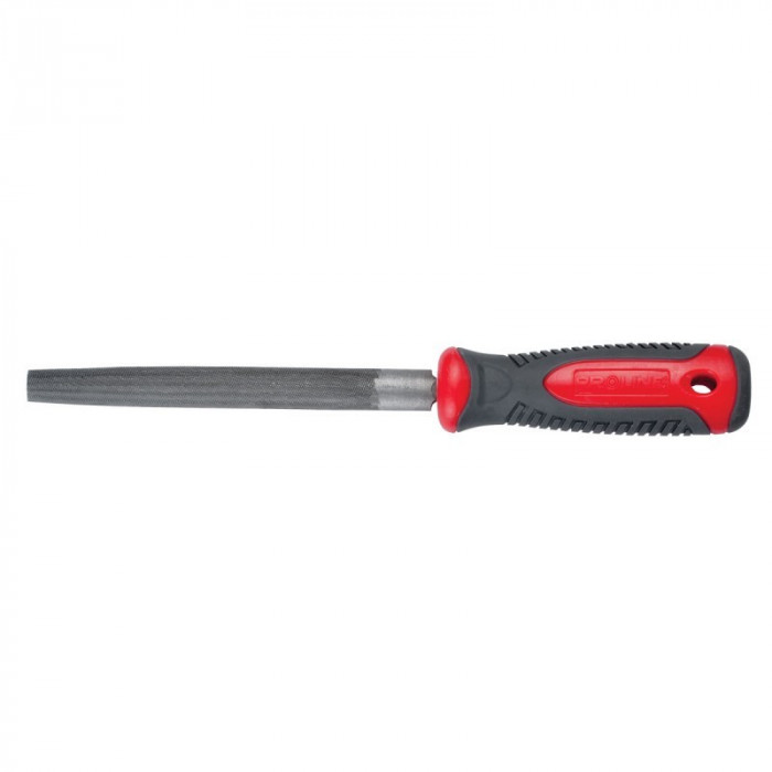 PILA METAL CU MANER BIMATERIAL / SEMIROTUNDA - 250MM