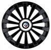 Set 4 capace roti Meridian negru pentru gama auto BMW Nou, R14, Autohelix MSA