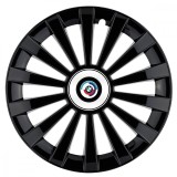 Set 4 capace roti Meridian negru pentru gama auto BMW Nou, R14