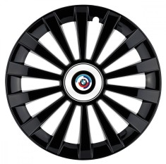 Set 4 capace roti Meridian negru pentru gama auto BMW Nou, R14