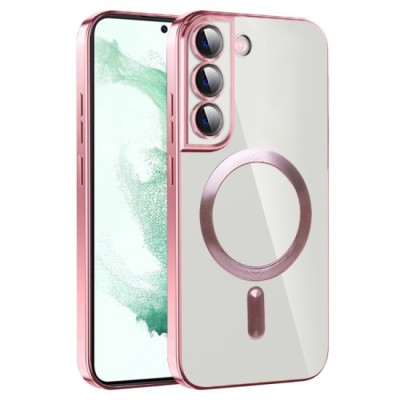 Husa pentru Samsung Galaxy S21 5G - Techsuit Luxury Crystal MagSafe - Pink foto