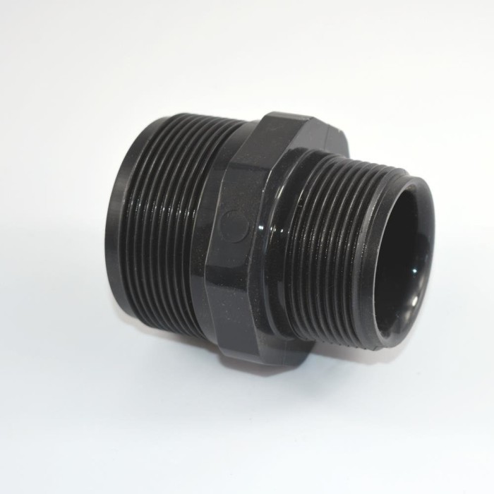 PVC - U Doppelnippel redus AG 2&quot; x 1 1/4&quot;