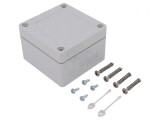 Carcasă universală gri 82x84x55mm TG ABS IK07