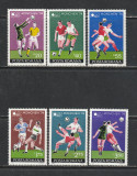 Romania 1974 - #851 Campionatul Mondial de Fotbal Munchen 6v MNH, Nestampilat