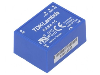 Convertor AC/DC 4W 15VDC KAS4-15 foto