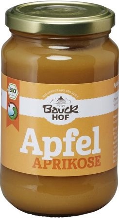 Piure de Mere si Caise Fara Zahar Bio Bauck Hof 360gr