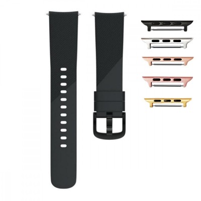 Curea silicon, compatibila Apple Watch 10, 42mm, Black foto