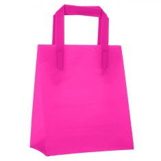 Sacoșă Cadou Plastic, Fucsia, Dimensiuni 24x12x30cm