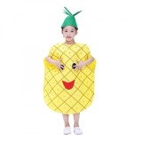 Costum fruct Ananas KidMania&reg;, galben, pentru copii, marime universala 3 ani + Universala
