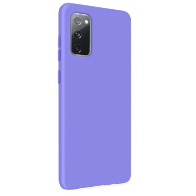 Husa Liquid soft touch compatibila cu Samsung Galaxy S20 FE, Dark Purple, ALC foto