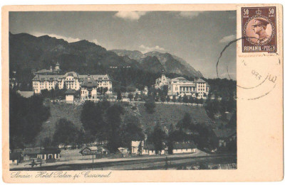 SV * SINAIA * HOTEL PALACE * CAZINOUL * 1933 * Calea Ferata * Muntii Bucegi foto
