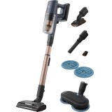 Aspirator vertical Electrolux Wet 800 EP82H25WET, autonomie pana la 90 min, 25,2 V, 4000 mAh, putere aspirare 140 AW, ecran LCD, 3 viteze + AUTO, 0,4