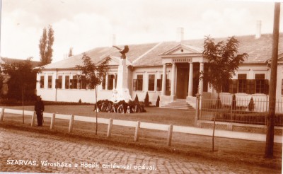 AMS# - ILUSTRATA/VEDERE SZARVAS, UNGARIA CIRCULATA, 1914 foto