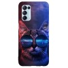 Husa compatibila cu Oppo Find X3 Lite model Cool cat, Silicon, TPU, Viceversa, Transparent, Carcasa