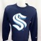 Seattle Kraken hanorac de bărbați Chrome Graphic Crew Sweatshirt Maritime Blue - S