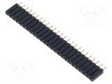 Conector şiruri pini soclu mamă 25 PIN 2,54mm THT FISCHER ELEKTRONIK