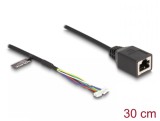 Cablu RJ45 Cat. 5e la pin header 1.25mm 4 pini + pin header 1.25 mm 6 pini 30cm, Delock 88007