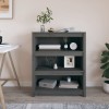 VidaXL Bibliotecă, gri, 80x35x97 cm, lemn masiv de pin 821681