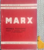 Karl Marx - Mizeria filosofiei: răspuns la Filosofia mizeriei a d-lui Proudhon