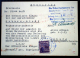 P.197 GERMANIA ABSCHRIFT WEIHNACHTS-AMNESTIE COBURG-STADT 1.4.1947 ALICE R&Uuml;BSAM