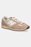 New Balance sneakers din piele intoarsă 471 culoarea bej, U471PSC