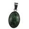 Pandantiv argint cu rubin zoisit 14x10 MM