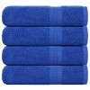 VidaXL Prosoape de duș 4 buc Albastru 70x140 cm 360 g/m&sup2; 100% bumbac