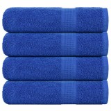 VidaXL Prosoape de duș 4 buc Albastru 70x140 cm 360 g/m&sup2; 100% bumbac