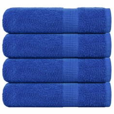 vidaXL Prosoape de duș 4 buc Albastru 70x140 cm 360 g/m&sup2; 100% bumbac