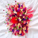 Buchet personalizabil din flori naturale uscate (Multicolor), Eventissimi&reg;